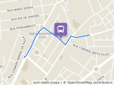 Mapa da parada