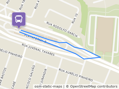 Mapa da parada