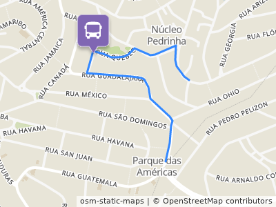 Mapa da parada