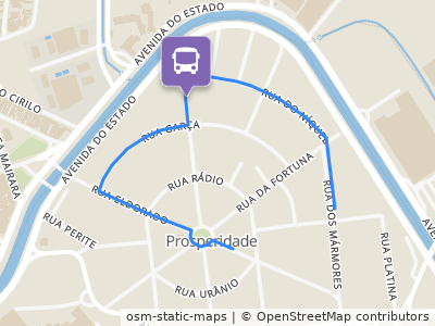 Mapa da parada