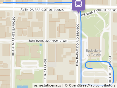 Mapa da parada