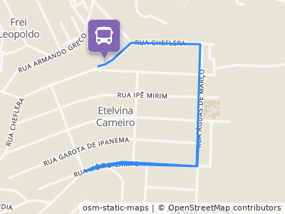 Mapa da parada
