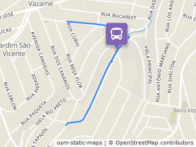 Mapa da parada