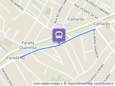 Mapa da parada