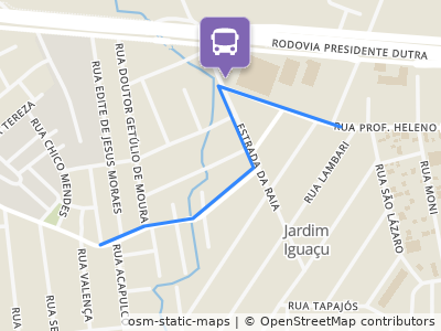Mapa da parada