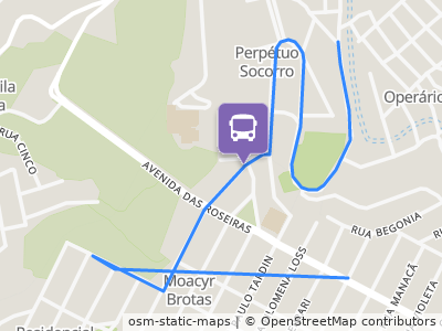 Mapa da parada