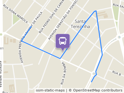 Mapa da parada