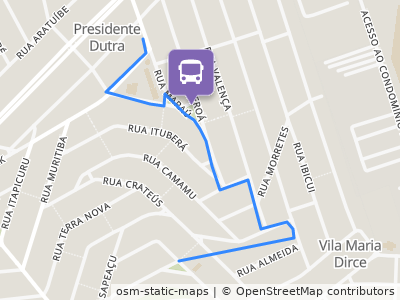 Mapa da parada