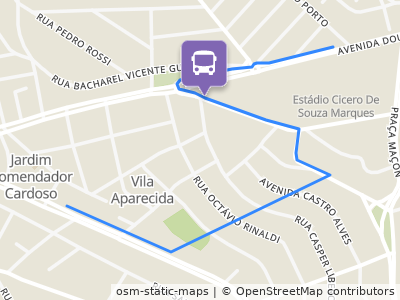 Mapa da parada