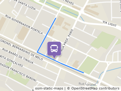 Mapa da parada