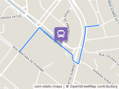 Mapa da parada