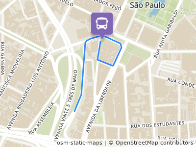 Mapa da parada