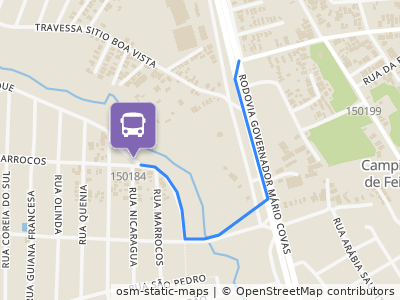 Mapa da parada