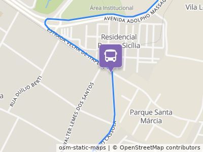 Mapa da parada