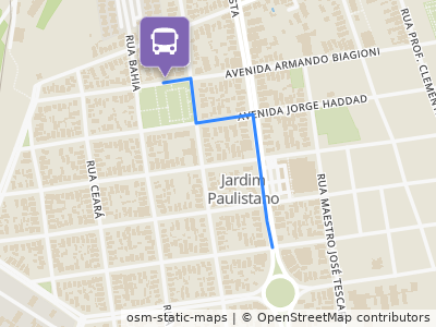 Mapa da parada