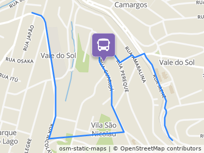 Mapa da parada