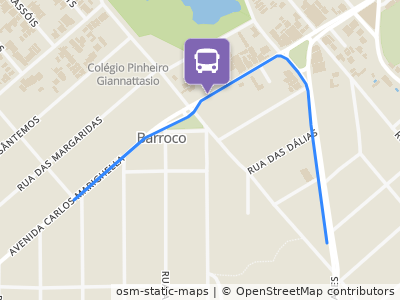 Mapa da parada