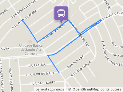 Mapa da parada