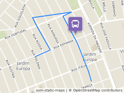 Mapa da parada