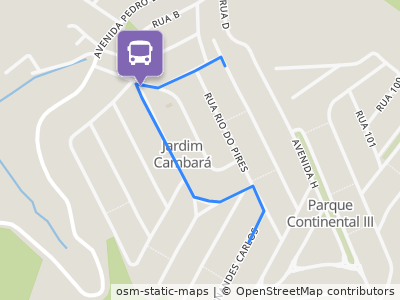 Mapa da parada