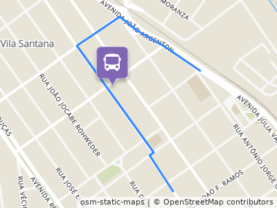 Mapa da parada