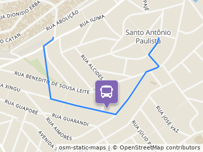 Mapa da parada