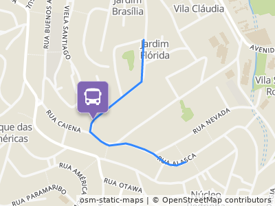 Mapa da parada
