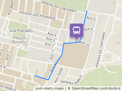 Mapa da parada