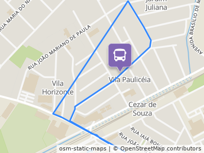 Mapa da parada