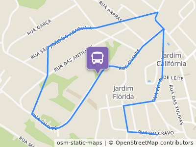 Mapa da parada