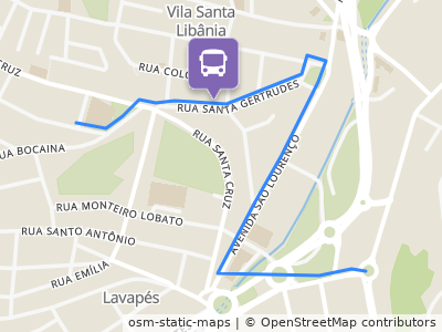 Mapa da parada