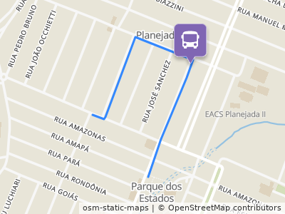 Mapa da parada