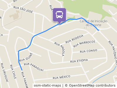 Mapa da parada
