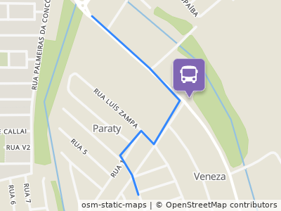 Mapa da parada