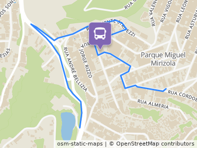 Mapa da parada