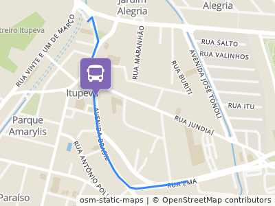 Mapa da parada