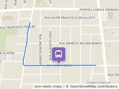 Mapa da parada
