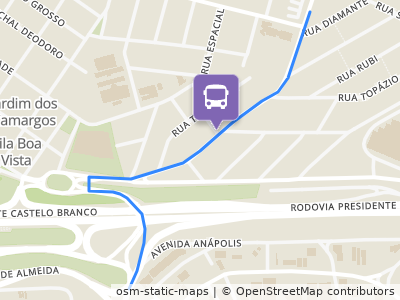 Mapa da parada