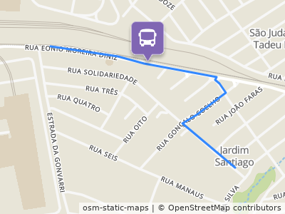Mapa da parada