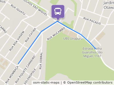 Mapa da parada