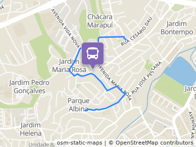 Mapa da parada