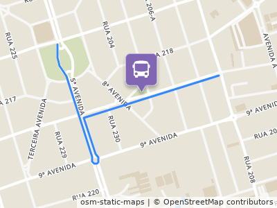 Mapa da parada