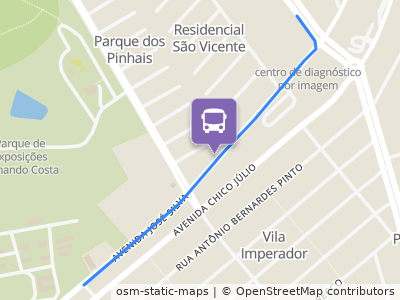 Mapa da parada