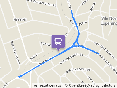 Mapa da parada