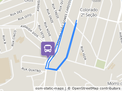 Mapa da parada