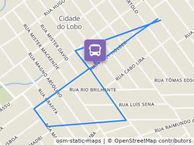 Mapa da parada