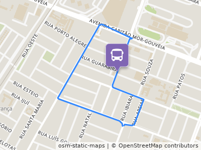 Mapa da parada