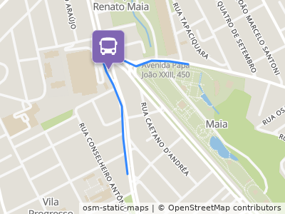 Mapa da parada