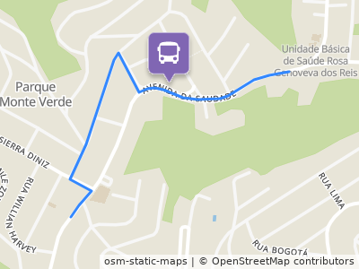 Mapa da parada