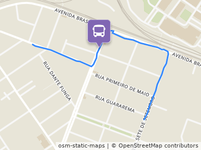 Mapa da parada